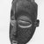 Biombo. <em>Tshimwana Mask</em>, late 19th or early 20th century. Wood, pigment, 13 9/16 x 8 5/16 x 7 1/2 in. (34.4 x 21.1 x 19.1 cm). Brooklyn Museum, Gift of Arturo and Paul Peralta-Ramos, 56.6.10. Creative Commons-BY (Photo: Brooklyn Museum, CUR.56.6.10_print_threequarter_bw.jpg)