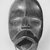 Dan. <em>Mask</em>, late 19th or early 20th century. Wood, leather (replacement hinges), applied material, 9 3/4 x 5 1/2 x 4 in. (24.8 x 14 x 10.2 cm). Brooklyn Museum, Gift of Arturo and Paul Peralta-Ramos, 56.6.25. Creative Commons-BY (Photo: Brooklyn Museum, CUR.56.6.25_print_front_bw.jpg)