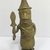 Edo. <em>Standing Figure</em>, 19th or 20th century. Copper alloy, 7 11/16 × 3 3/8 in. (19.5 × 8.5 cm). Brooklyn Museum, Gift of Arturo and Paul Peralta-Ramos, 56.6.75. Creative Commons-BY (Photo: , CUR.56.6.75_front.jpg)
