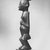 Kongo (Solongo or Woyo subgroup). <em>Power Figure (Nkisi Nkondi)</em>, late 19th-early 20th century. Wood, iron, glass, fiber, pigment, bone, 24 x 6 1/2 x 8 1/2 in. (61.5 x 17.0 x 21.5 cm). Brooklyn Museum, Gift of Arturo and Paul Peralta-Ramos, 56.6.98. Creative Commons-BY (Photo: Brooklyn Museum, CUR.56.6.98_print_side_bw.jpg)