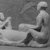  <em>Erotic Musicians</em>, 305-30 B.C.E. Limestone, pigment, 5 13/16 x 8 1/4 in. (14.8 x 21 cm). Brooklyn Museum, Charles Edwin Wilbour Fund
, 58.34. Creative Commons-BY (Photo: Brooklyn Museum, CUR.58.34_NegL_23_31_print_bw.jpg)