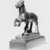 Roman. <em>Rearing Horse</em>. Bronze, 5 5/8 × 1 3/8 × 6 11/16 in. (14.3 × 3.5 × 17 cm). Brooklyn Museum, Gift of Joseph V. Noble, 60.129.7. Creative Commons-BY (Photo: Brooklyn Museum, CUR.60.129.7_NegB_print_bw.jpg)