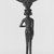 Egyptian. <em>Mirror with Handle in Form of Girl</em>, ca. 1400-1292 B.C.E. Bronze, 8 3/4 x 4 13/16 in. (22.2 x 12.2 cm). Brooklyn Museum, Charles Edwin Wilbour Fund, 60.27.1. Creative Commons-BY (Photo: Brooklyn Museum, CUR.60.27.1_print_negH_3_bw.jpg)