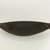  <em>Dish</em>, 20th century. Wood, pigment, 1 9/16 x 4 15/16 x 15 3/8 in. (4 x 12.5 x 39 cm). Brooklyn Museum, Museum Collection Fund, 60.52.7. Creative Commons-BY (Photo: Brooklyn Museum, CUR.60.52.7_top_PS5.jpg)