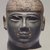 Egyptian. <em>Head of a Kushite Ruler</em>, ca. 716-702 B.C.E. Green schist, 2 3/4 x 2 1/16 x 2 9/16 in. (7 x 5.3 x 6.5 cm). Brooklyn Museum, Charles Edwin Wilbour Fund, 60.74. Creative Commons-BY (Photo: Brooklyn Museum, CUR.60.74.jpg)