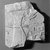 Egyptian. <em>Fragment of Relief</em>, ca. 727-712 B.C.E. Limestone, 7 5/16 x 6 3/16 in. (18.5 x 15.7 cm). Brooklyn Museum, Charles Edwin Wilbour Fund, 60.98. Creative Commons-BY (Photo: Brooklyn Museum, CUR.60.98_print_bw.jpg)