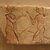  <em>Conversation</em>, ca. 1352-1336 B.C.E. Limestone, pigment, 8 1/4 x 11 5/8 in. (21 x 29.5 cm). Brooklyn Museum, Charles Edwin Wilbour Fund
, 61.195.2. Creative Commons-BY (Photo: Brooklyn Museum, CUR.61.195.2_wwg7.jpg)
