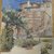 Edward Penfield (American, 1866-1925). <em>Spanish Sketch Mounted in Scrap Book</em>, ca. 1911. Watercolor over graphite on paper mounted in scrap book, sheet (unfolded): 14 1/8 x 9 1/4 in. (35.9 x 23.5 cm). Brooklyn Museum, Gift of the Enoch Pratt Free Library, 61.36.14 (Photo: Brooklyn Museum, CUR.61.36.14.jpg)