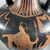 Lucanian. <em>Red-Figure Neck Amphora</em>, early 4th century B.C.E. Clay, slip, 19 3/4 × Diam. 10 7/16 in. (50.2 × 26.5 cm). Brooklyn Museum, Bequest of Mary Olcott in memory of her brother, George N. Olcott, and her grandfather, Charles Mann Olcott, one of the founders of the Brooklyn Institute of Arts and Sciences, 62.147.6. Creative Commons-BY (Photo: Brooklyn Museum, CUR.62.147.6_view07.jpg)