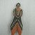 Karaja. <em>Standing Female Figurine</em>, ca. mid-20th century. Ceramic, pigment, 6 3/4 x 2 1/2 x 1 5/16 in. (17.1 x 6.4 x 3.3 cm). Brooklyn Museum, Gift of Ingeborg de Beausacq, 62.180.21. Creative Commons-BY (Photo: Brooklyn Museum, CUR.62.180.21_front.jpg)