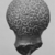  <em>Curly-Haired Youth</em>, 150-30 B.C.E. Green siltstone or greywacke, 4 3/4 × 3 9/16 × 3 9/16 in. (12 × 9 × 9 cm). Brooklyn Museum, Charles Edwin Wilbour Fund, 62.2. Creative Commons-BY (Photo: , CUR.62.2_NegD_print_bw.jpg)