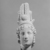  <em>Head of Isis-Fortuna</em>, 1st century B.C.E.- 2nd century C.E. Marble, 14 x 8 7/16 x 5 1/2 in. (35.5 x 21.5 x 14 cm). Brooklyn Museum, Charles Edwin Wilbour Fund, 62.45. Creative Commons-BY (Photo: Brooklyn Museum, CUR.62.45_NegA_print_bw.jpg)