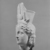  <em>Head of Isis-Fortuna</em>, 1st century B.C.E.- 2nd century C.E. Marble, 14 x 8 7/16 x 5 1/2 in. (35.5 x 21.5 x 14 cm). Brooklyn Museum, Charles Edwin Wilbour Fund, 62.45. Creative Commons-BY (Photo: Brooklyn Museum, CUR.62.45_NegB_print_bw.jpg)