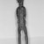 Asmat. <em>Figure</em>, 20th century. Wood, 32 x 4 in. (81.3 x 10.2 cm). Brooklyn Museum, Gift of Stanley Ross, 62.55.6. Creative Commons-BY (Photo: Brooklyn Museum, CUR.62.55.6_bw.jpg)