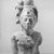  <em>Upper Half of Statue of Akhenaten</em>, ca. 1940-1942 C.E. Egyptian alabaster (calcite), Height: 22 13/16 in. (58 cm). Brooklyn Museum, Charles Edwin Wilbour Fund, 62.77.2. Creative Commons-BY (Photo: Brooklyn Museum, CUR.62.77.2_NegA_edited_print_bw.jpg)