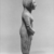  <em>Standing Woman</em>, 20th century (probably). Limestone, pigment, 16 9/16 x 6 1/16 x 3 11/16 in. (42.1 x 15.4 x 9.3 cm). Brooklyn Museum, Charles Edwin Wilbour Fund, 63.36. Creative Commons-BY (Photo: , CUR.63.36_NegB_print_bw.jpg)