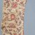  <em>Valances and One Piece of Extra Yardage</em>, ca.1800. Chintz, component a: 11 1/2 x 110 in. (29.2 x 279.4 cm). Brooklyn Museum, Gift of Mae Schenck, 63.4.19a-h. Creative Commons-BY (Photo: Brooklyn Museum, CUR.63.4.19a.jpg)
