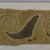 Chimú (?). <em>Dress?, Fragment or Textile Fragment, Undetermined</em>, 600-1400. Cotton, pigment, 20 7/8 x 5 1/2 in. (53.0 x 14.0 cm). Brooklyn Museum, Gift of Adelaide Goan, 64.114.203 (Photo: Brooklyn Museum, CUR.64.114.203_view2.jpg)