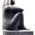 Egyptian. <em>Padimahes</em>, ca. 760-525 B.C.E. Granodiorite with feldspar phenocrystals, 18 1/4 x 8 11/16 x 12 5/8 in., 115 lb. (46.3 x 22 x 32.1 cm, 52.16kg). Brooklyn Museum, Charles Edwin Wilbour Fund, 64.146. Creative Commons-BY (Photo: Brooklyn Museum, CUR.64.146_negD_bw.jpg)