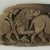 Coptic. <em>Lion Attacking Antelope</em>, 4th-6th century C.E. (possibly). Wood, 4 1/2 x 12 3/8 x 13/16 in. (11.5 x 31.4 x 2 cm). Brooklyn Museum, Charles Edwin Wilbour Fund, 64.197.2. Creative Commons-BY (Photo: Brooklyn Museum (in collaboration with Index of Christian Art, Princeton University), CUR.64.197.2_detail01_ICA.jpg)