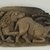 Coptic. <em>Lion Attacking Antelope</em>, 4th-6th century C.E. (possibly). Wood, 4 1/2 x 12 3/8 x 13/16 in. (11.5 x 31.4 x 2 cm). Brooklyn Museum, Charles Edwin Wilbour Fund, 64.197.2. Creative Commons-BY (Photo: Brooklyn Museum (in collaboration with Index of Christian Art, Princeton University), CUR.64.197.2_detail03_ICA.jpg)