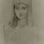 Sir Edward Coley Burne-Jones (British, 1833-1898). <em>Head of a Woman</em>. Pencil drawing on wove paper, 9 1/2 x 6 1/8 in. (24.1 x 15.6 cm). Brooklyn Museum, Gift of the Estate of Emily Winthrop Miles, 64.98.286 (Photo: Brooklyn Museum, CUR.64.98.286.jpg)