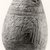 Egyptian. <em>Relief-Decorated Ovoid Bottle</em>, ca. 945 B.C.E.-718 B.C.E. Faience, 4 7/16 x 2 3/4 in. (11.2 x 7 cm). Brooklyn Museum, Charles Edwin Wilbour Fund, 65.2.2a-b. Creative Commons-BY (Photo: Brooklyn Museum, CUR.65.2.2a-b_NegB_print_bw.jpg)