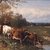 James McDougal Hart (American, born Scotland, 1828-1901). <em>Cattle and Landscape</em>, 1867. Oil on canvas, 19 13/16 x 29 13/16 in. (50.4 x 75.7 cm). Brooklyn Museum, Gift of The Brooklyn Union Gas Company, 66.121.2 (Photo: Brooklyn Museum, CUR.66.121.2.jpg)