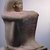  <em>Block Statue of Ay</em>, ca. 1332-1322 B.C.E. Limestone, 18 9/16 x 10 x 12 1/4in. (47.1 x 25.4 x 31.1cm). Brooklyn Museum, Charles Edwin Wilbour Fund, 66.174.1. Creative Commons-BY (Photo: Brooklyn Museum, CUR.66.174.1.jpg)