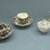  <em>Milk Pot or Creamer</em>, ca. 1750-1780. Earthenware, tortoise shell, Whieldon ware, 1 7/8 x 7/8 in. (4.8 x 2.2 cm). Brooklyn Museum, Gift of Amelia Beard Hollenback, 66.25.7. Creative Commons-BY (Photo: , CUR.66.25.1a-b-.7_view1.jpg)
