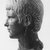 Roman. <em>Portrait Head of Young Man</em>, 10 B.C.E.-20. C.E. Schist or graywacke, 13 13/16 x 8 1/8 x 8 7/16 in., 44 lb. (35.1 x 20.6 x 21.5 cm, 19.96kg). Brooklyn Museum, Charles Edwin Wilbour Fund, 66.65. Creative Commons-BY (Photo: Brooklyn Museum, CUR.66.65_NegC_print_bw.jpg)