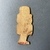 Nubian. <em>Inlay in the Form of a Woman</em>, 350–450 C.E. Ivory, pigment, 3 1/8 × 1 5/16 × 1/8 in. (7.9 × 3.4 × 0.3 cm). Brooklyn Museum, Charles Edwin Wilbour Fund, 66.66.2. Creative Commons-BY (Photo: Brooklyn Museum, CUR.66.66.2_back.JPG)