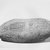Rapanui. <em>Stone Pillow</em>. Basalt, 3 3/8 x 7 5/8in. (8.5 x 19.3cm). Brooklyn Museum, Gift of Joanna Bergvall, 67.183. Creative Commons-BY (Photo: Brooklyn Museum, CUR.67.183_print_front2_bw.jpg)