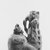  <em>Ape Holding a Vessel</em>, 7th-6th century B.C.E. Faience, 3 11/16 x 1 9/16 x 2 5/16 in. (9.3 x 4 x 5.8 cm). Brooklyn Museum, Charles Edwin Wilbour Fund, 67.1. Creative Commons-BY (Photo: Brooklyn Museum, CUR.67.1_NegB_print_bw.jpg)