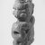Sapi. <em>Figure of a Standing Male</em>, before 1540. Stone, 7 1/2 x 3 x 3 3/4 in. (19.1 x 7.6 x 9.5 cm). Brooklyn Museum, Gift of William Walters, 68.162. Creative Commons-BY (Photo: Brooklyn Museum, CUR.68.162_print_threequarter_bw.jpg)