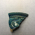  <em>Vessel Fragment</em>, 305 B.C.E.–395 C.E. Faience, 2 5/16 x 2 7/16 x 5/16 in. (5.9 x 6.2 x 0.8 cm). Brooklyn Museum, Anonymous gift, 69.112.11. Creative Commons-BY (Photo: , CUR.69.112.11_view01.jpg)