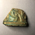  <em>Vessel Fragment</em>, 305 B.C.E.–395 C.E. Faience, 2 3/4 x 3 3/4 in. (7 x 9.6 cm). Brooklyn Museum, Anonymous gift, 69.112.17. Creative Commons-BY (Photo: , CUR.69.112.17_view01.jpg)