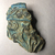  <em>Vessel Fragment</em>, 305 B.C.E.-395 C.E. Faience, 4 5/8 x 3 9/16 in. (11.7 x 9 cm). Brooklyn Museum, Anonymous gift, 69.112.25. Creative Commons-BY (Photo: , CUR.69.112.25_view01.jpg)