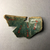  <em>Vessel Fragment</em>, 305 B.C.E.–395 C.E. Faience, 2 x 1 3/8 x 3/16 in. (5.1 x 3.5 x 0.5 cm). Brooklyn Museum, Anonymous gift, 69.112.8. Creative Commons-BY (Photo: , CUR.69.112.4_69.112.5_69.112.6_69.112.7_69.112.8_view02.jpg)