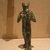  <em>Statuette of Re as a Standing Tomcat</em>, 305-30 B.C.E. Bronze, 5 7/8 x 2 1/4 in. (14.9 x 5.7 cm). Brooklyn Museum, Charles Edwin Wilbour Fund, 69.113. Creative Commons-BY (Photo: Brooklyn Museum, CUR.69.113_wwg8.jpg)
