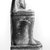  <em>Block Statue of a High Official</em>, 305-30 B.C.E. Diorite, 15 3/8 x 6 9/16 x 7 7/8 in., 42.5 lb. (39 x 16.7 x 20 cm, 19.28kg). Brooklyn Museum, Charles Edwin Wilbour Fund, 69.115.1. Creative Commons-BY (Photo: Brooklyn Museum, CUR.69.115.1_NegE_print_bw.jpg)