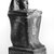 <em>Block Statue of a High Official</em>, 305-30 B.C.E. Diorite, 15 3/8 x 6 9/16 x 7 7/8 in., 42.5 lb. (39 x 16.7 x 20 cm, 19.28kg). Brooklyn Museum, Charles Edwin Wilbour Fund, 69.115.1. Creative Commons-BY (Photo: Brooklyn Museum, CUR.69.115.1_NegF_print_bw.jpg)