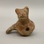 Maya. <em>Whistle</em>, 300-800. Ceramic, pigment, 2 7/8 × 3 × 3 7/8 in. (7.3 × 7.6 × 9.8 cm). Brooklyn Museum, Gift of Leonardo Patterson, 69.170.1. Creative Commons-BY (Photo: Brooklyn Museum, CUR.69.170.1_view01.jpg)