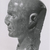  <em>Male Head</em>, 1st–2nd century C.E. Metamorphic schist, 7 5/16 × 4 15/16 × 5 5/16 in. (18.5 × 12.5 × 13.5 cm). Brooklyn Museum, Charles Edwin Wilbour Fund, 69.1. Creative Commons-BY (Photo: Brooklyn Museum, CUR.69.1_NegC_print_bw.jpg)