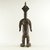 Umale Oganegi (Igala, born ca. 1929, flourished 1940s-1970s). <em>Standing Female Figure</em>, 20th century. Wood, indigo, 16 1/4 x 5 x 4 in. (41.3 x 12.8 x 10.2 cm). Brooklyn Museum, Gift of Dr. and Mrs. Ernst Anspach, 70.105. Creative Commons-BY (Photo: Brooklyn Museum, CUR.70.105_front_PS5.jpg)