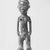 Pende (Western). <em>Miniature Figure of a Standing Female</em>, late 19th-early 20th century. Wood, 3 1/2 x 1 x 3/4 in. (8.7 x 2.5 x 2.0 cm). Brooklyn Museum, Gift of Jerome Furman, 70.106.4. Creative Commons-BY (Photo: Brooklyn Museum, CUR.70.106.4_print_bw.jpg)