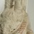 Coptic. <em>Funerary Figure of a Woman</em>, 3rd-4th century C.E. Limestone, gesso, pigment, 34 5/8 × 20 1/16 × 11 13/16 in., 226.5 lb. (88 × 51 × 30 cm, 102.74kg). Brooklyn Museum, Charles Edwin Wilbour Fund, 70.132. Creative Commons-BY (Photo: Brooklyn Museum (in collaboration with Index of Christian Art, Princeton University), CUR.70.132_detail14_ICA.jpg)