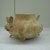Huastec. <em>Rabbit Effigy Jar</em>, ca. 1250-1520. Ceramic, pigment, 4 1/2 x 8 3/8 in. (11.4 x 21.3 cm). Brooklyn Museum, Gift of Mr. and Mrs. Cedric H. Marks, 70.154.12. Creative Commons-BY (Photo: Brooklyn Museum, CUR.70.154.12_view1.jpg)