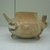 Huastec. <em>Rabbit Effigy Jar</em>, ca. 1250-1520. Ceramic, pigment, 4 1/2 x 8 3/8 in. (11.4 x 21.3 cm). Brooklyn Museum, Gift of Mr. and Mrs. Cedric H. Marks, 70.154.12. Creative Commons-BY (Photo: Brooklyn Museum, CUR.70.154.12_view4.jpg)