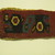 Coastal Wari (attrib by Nobuko Kajatani, 1993). <em>Headband</em>, 600-1000 C.E. Cotton, camelid fiber, 1 3/4 × 20 1/2 in. (4.4 × 52.1 cm). Brooklyn Museum, Gift of Ernest Erickson, 70.177.50. Creative Commons-BY (Photo: , CUR.70.177.50_detail02.jpg)